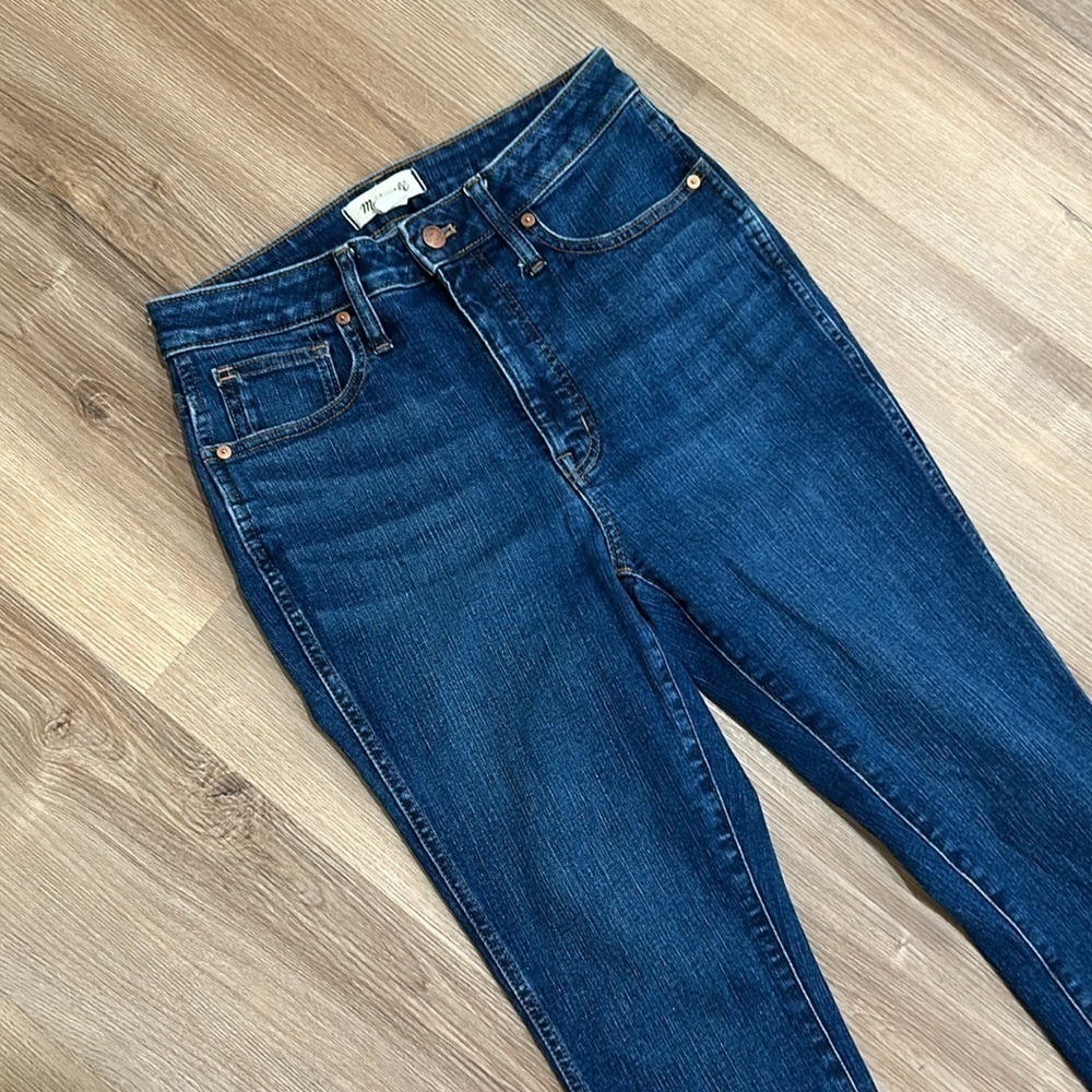 Madewell Curvy High-Rise Skinny Jeans in Seville Wash Size 28 - Picture 4 of 9